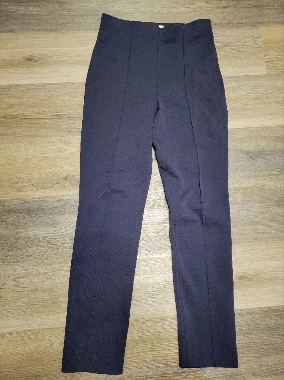 Diane Von Furstenberg navy blue high-waisted tailored pants